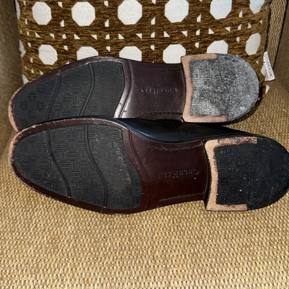 Cole Haan Men’s Sz 11.5 Black Leather Loafers - Picture 4 of 4